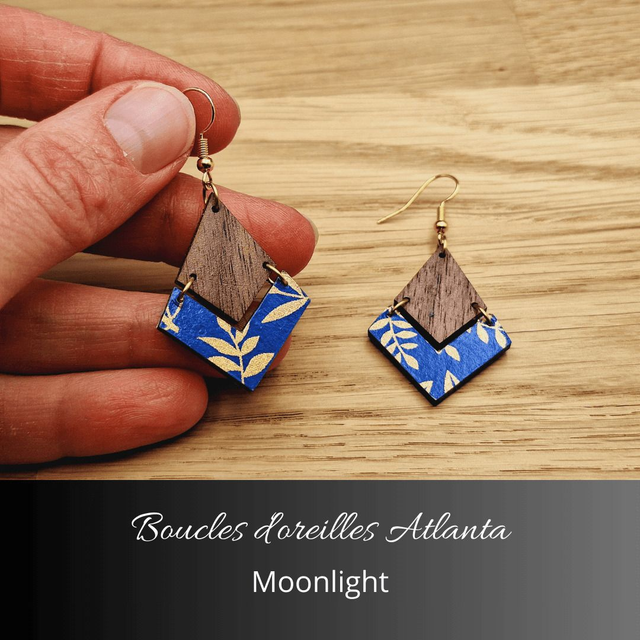 Boucles d&#039;oreilles Atlanta - Moonlight