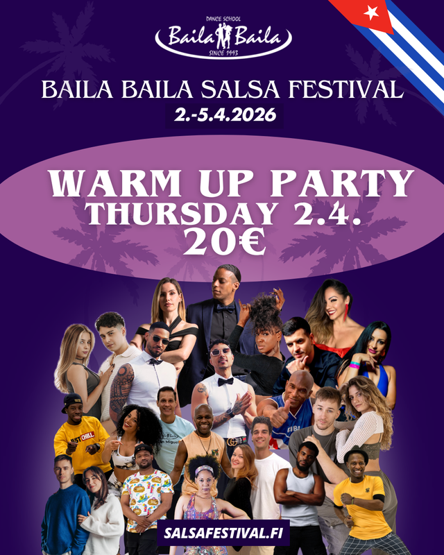 WARMP UP PARTY THURSDAY 2.4.2026