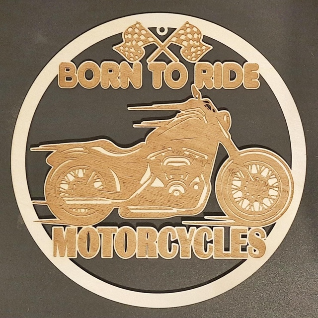 Accroche mural Moto custom