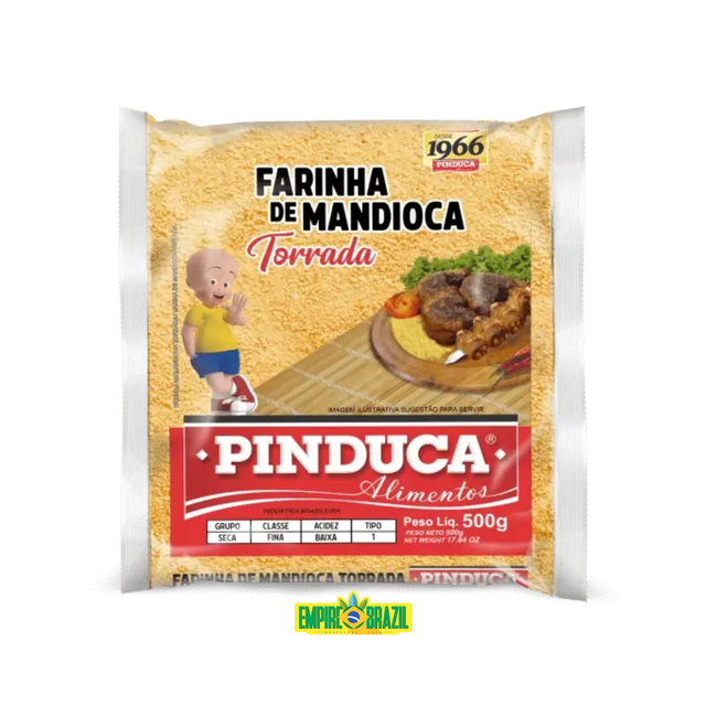 Farinha de Mandioca Torrada / Toasted Cassava Flour PINDUCA 500g