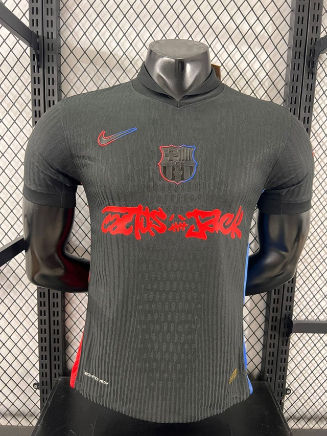 Camiseta 2ª Barcelona Especial TRAVIS SCOTT - Versión Jugador 24-25