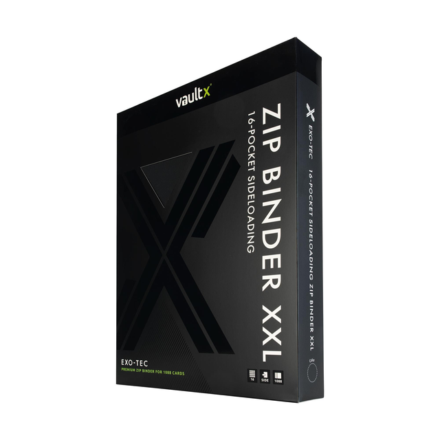 Vault X: EXO-TEC Zip Binder 16-pocket XXL (Black)