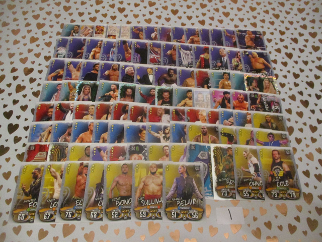 95 Slam Attax Live Trading Card In Good Condition But They Have Bends Creases &amp; Marks