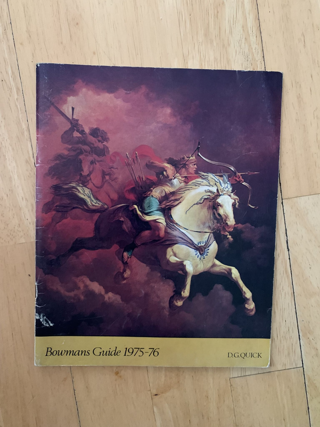 The Bowmans Guide To Archery Equipment 1975-76 