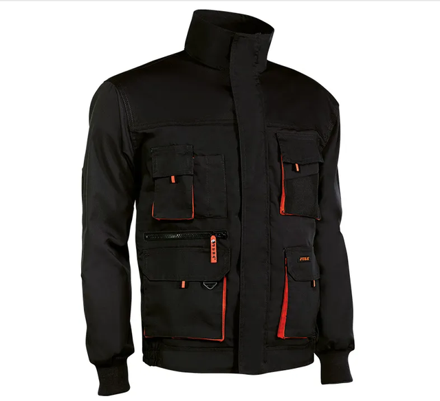 Chaqueta JUBA mod. 980  TOP RANGE  Negro / Naranja