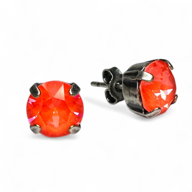 Ohrstecker KLASSIK BIG Electric Orange Ignite