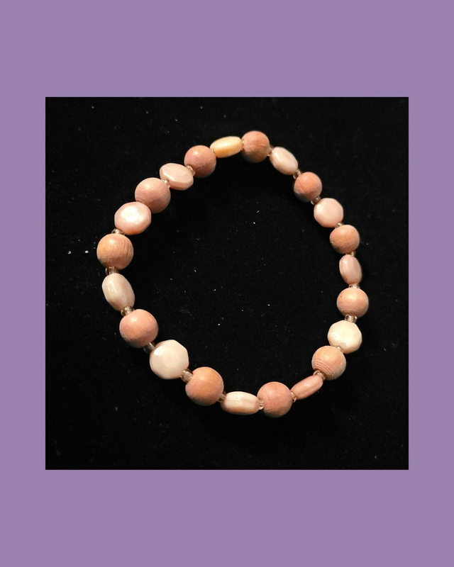 Pink Beaded Bracelet