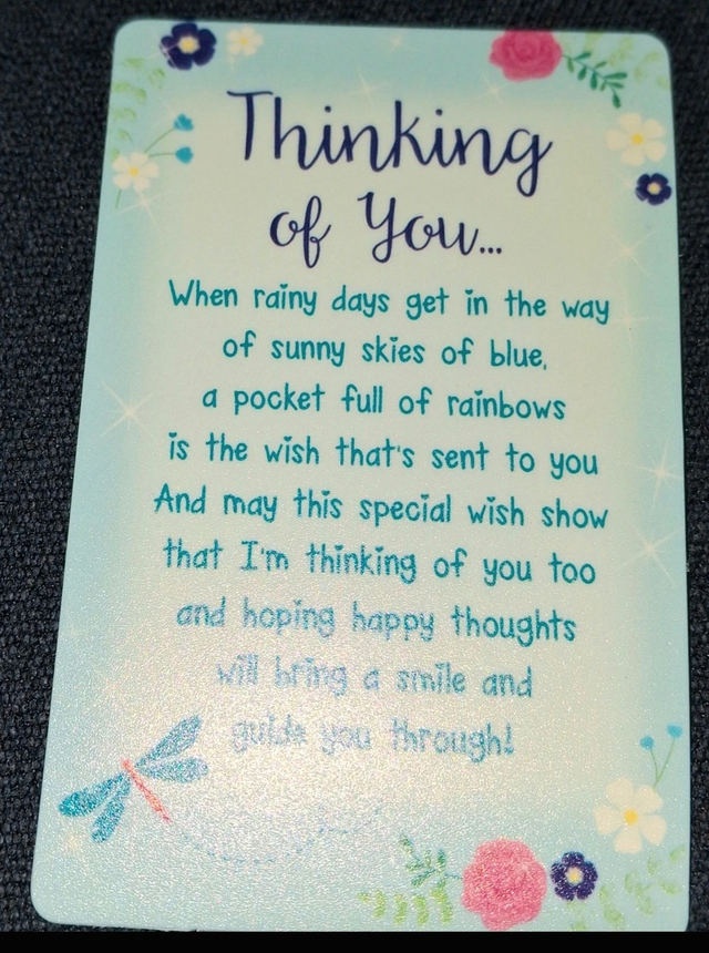 Wallet Card Keepsake