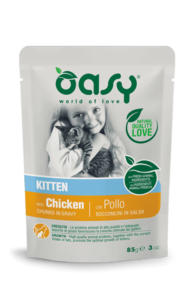 OASY CAT BOCCONCINI KITTEN POLLO