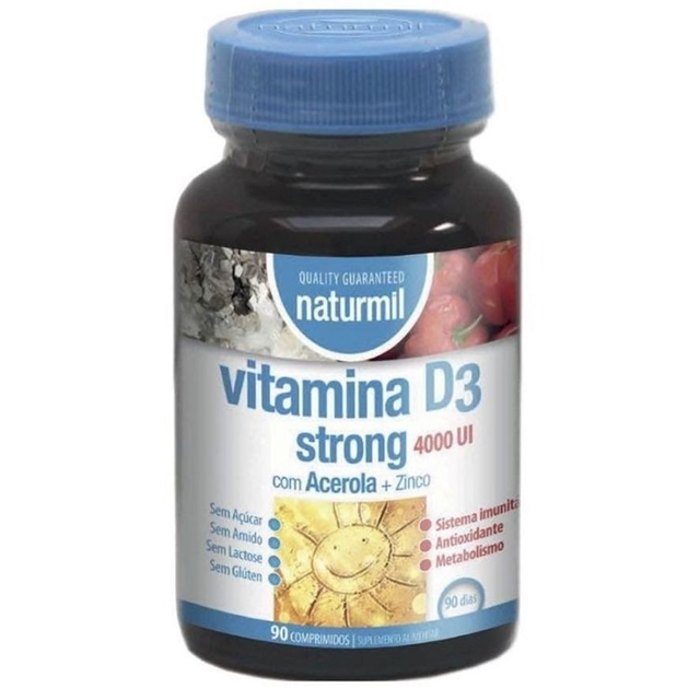 Vitamina D3 Strong 400 Ui 90comp Naturmil
