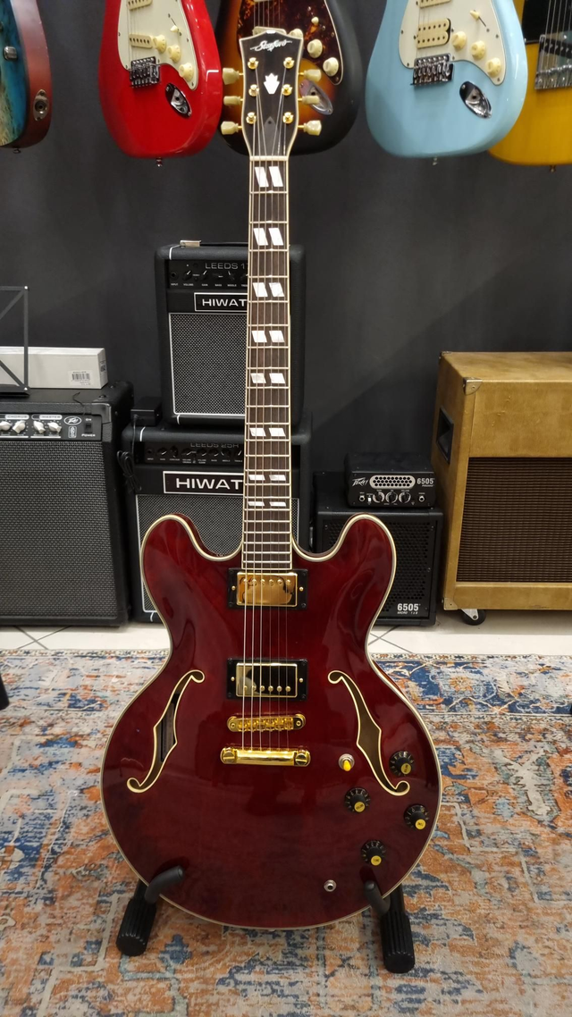 Stanford CR Thinline 35 Cherry - 335 style (Usato)