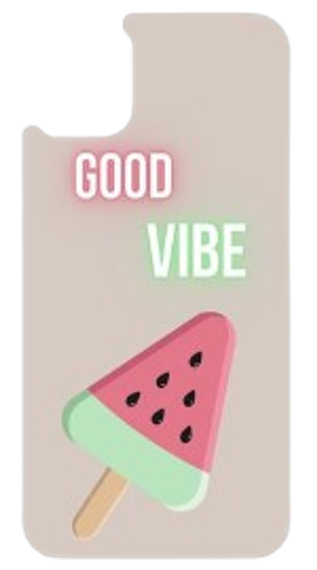 Coque de téléphone sucette pastèque 