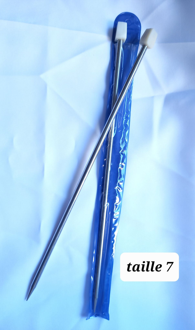 Aiguilles à tricoter taille 07