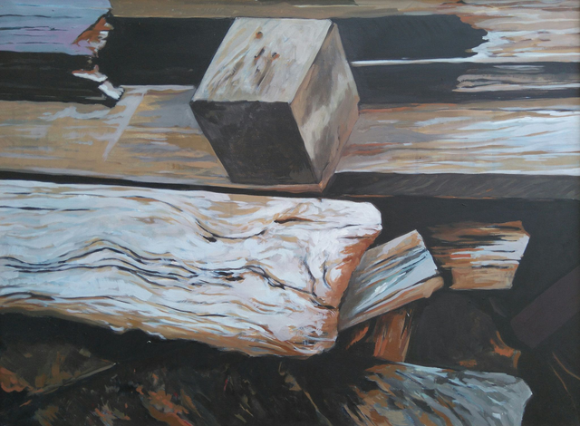 Deski U4, 60x80 olej płótno 2011