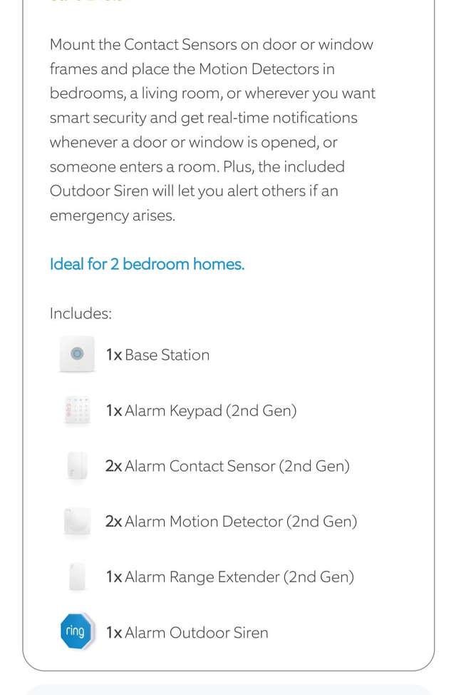 Ring Alarm Pack [M] With Siren