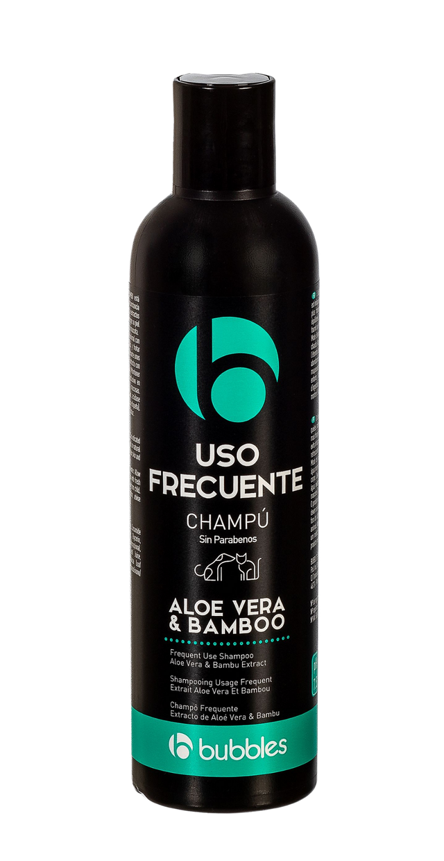 "Bubbles® Universalshampoo mit Aloe Vera und Bambus"
Das Universal-Hundeshampoo