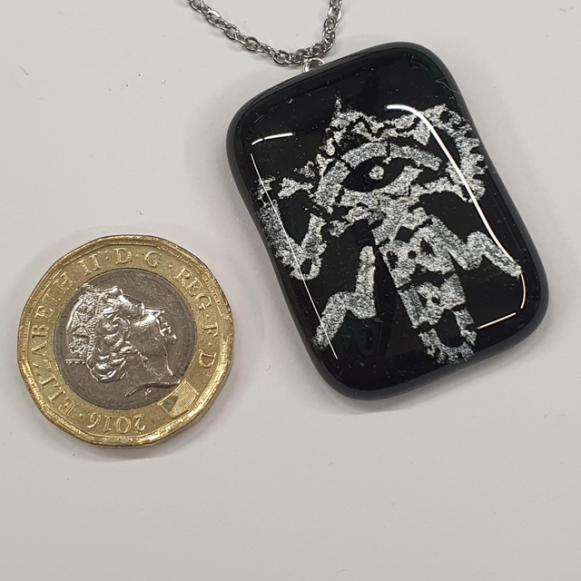 Black viking hammer pendant NEW