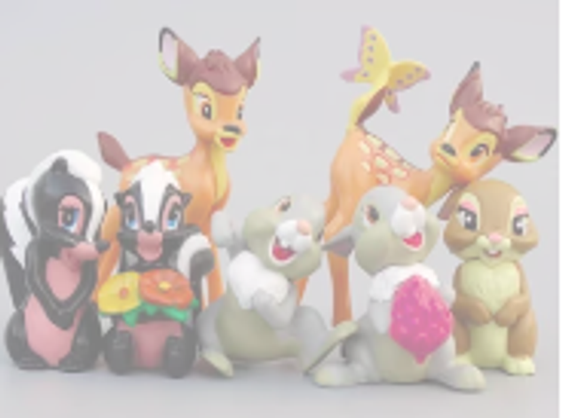 Disney actie figuren set 7 stuks (5-9cm)