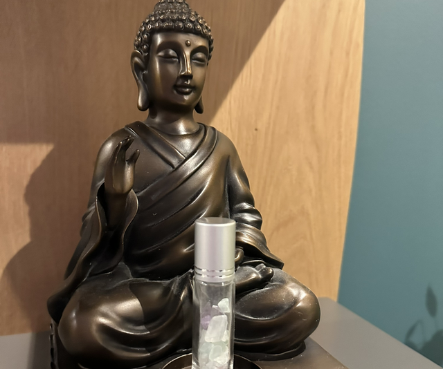 Roll-on avec pierres naturelles de Fluorite