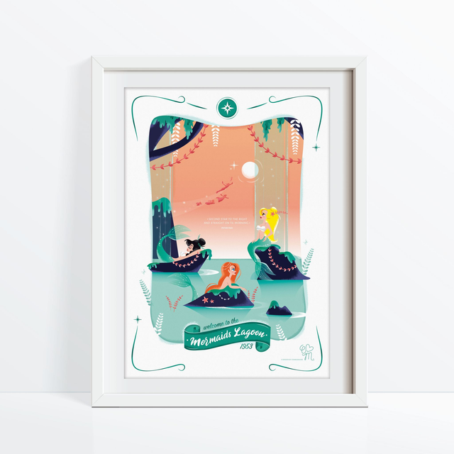 Illustration Neverland | Mermaids Lagoon - Peter Pan