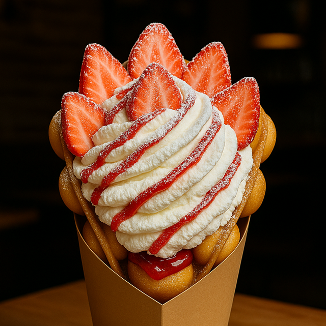 Bubble Waffle Red Velvet
