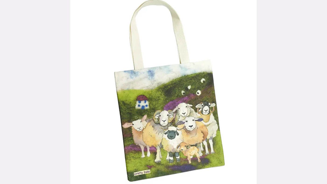 Emma Ball Tasche mit Schaf in grün 