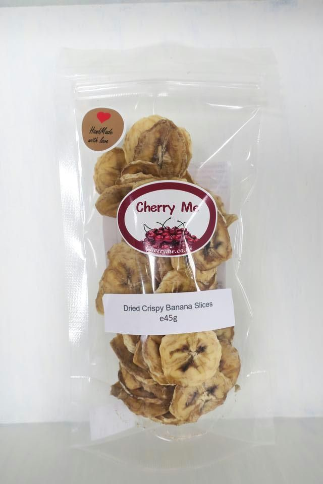 Dried Crispy Banana Slices - 4 Bags
