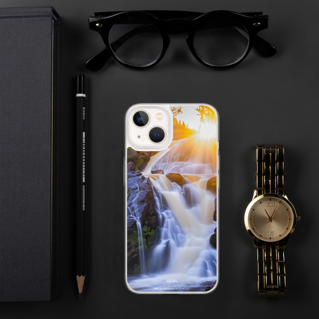  Cover iPhone in silicone cascata sunset