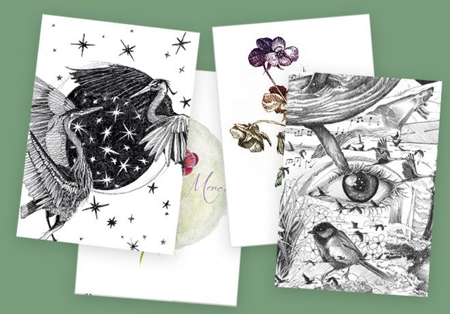 Soutien n°2 : quatre cartes postales à domicile