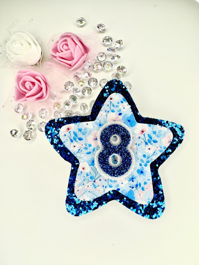 Glitter Birthday Badge