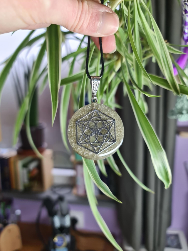 Amulette Fleur de vie Salomon Quartz