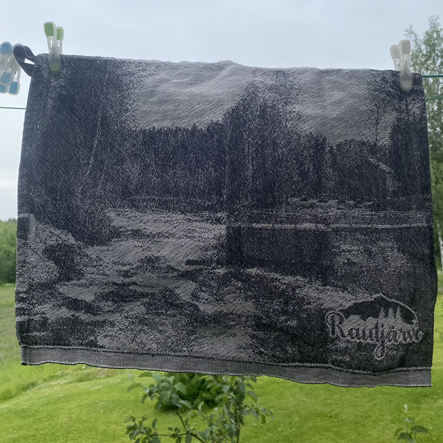 Kangaskoski KEITTIÖPYYHE / LAUDELIINA 45x55 cm, puuvilla-pellava