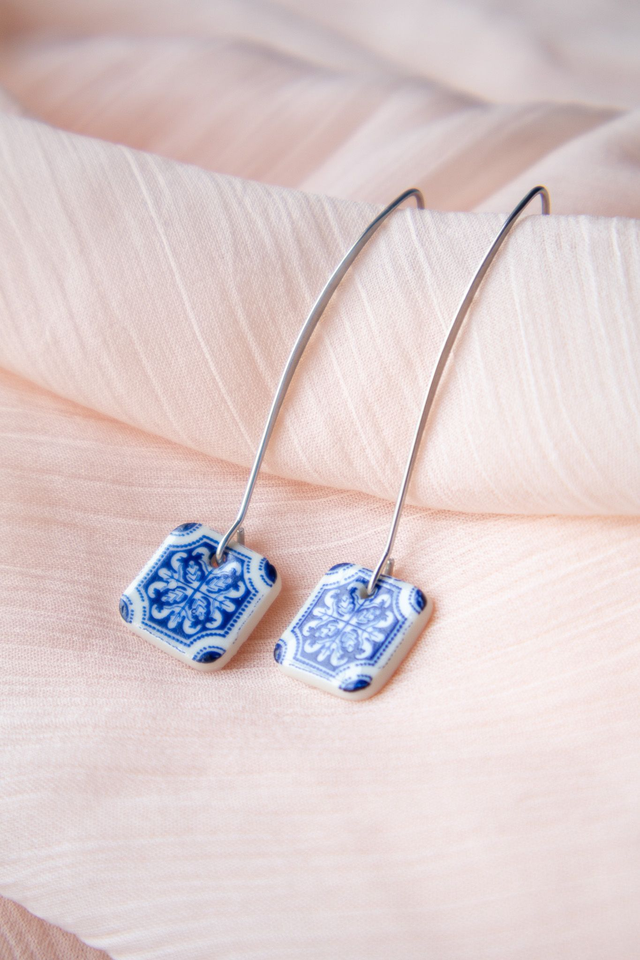 "Santos" Brincos Compridos / Medium Earings