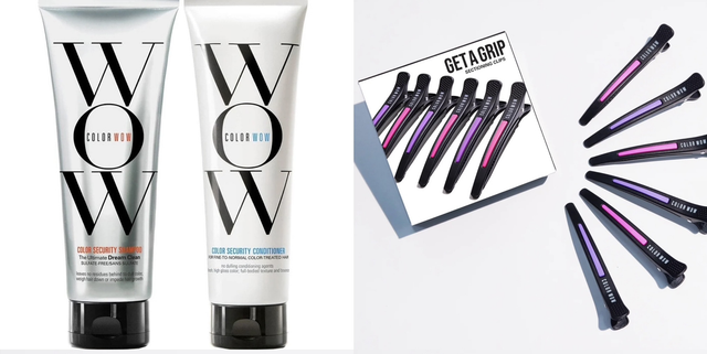 Colour Security Shampoo &amp; Conditioner (fine to norm) with sectioning clips - Color Wow
