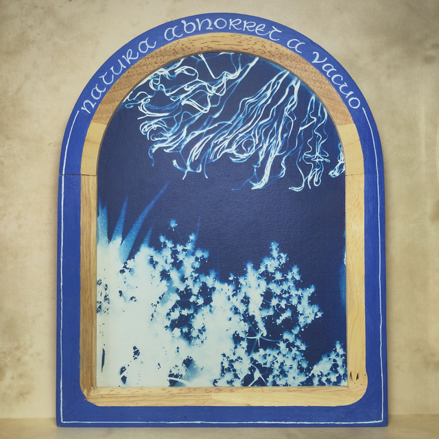 Cyanotype encadré -série LES ARCHES-