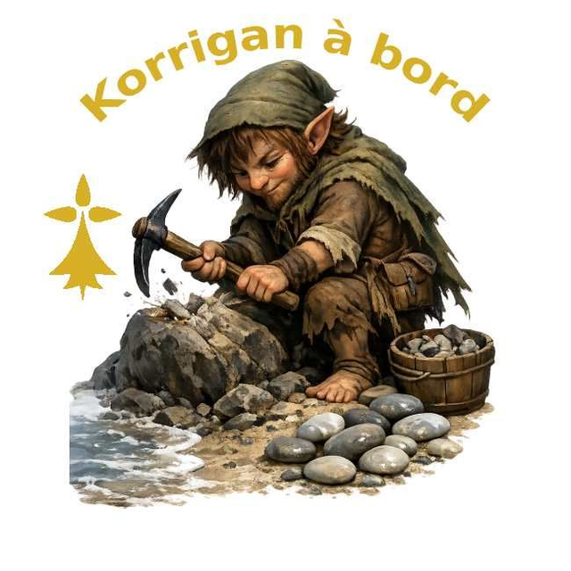 Sticker intérieur, extérieur Korrigan