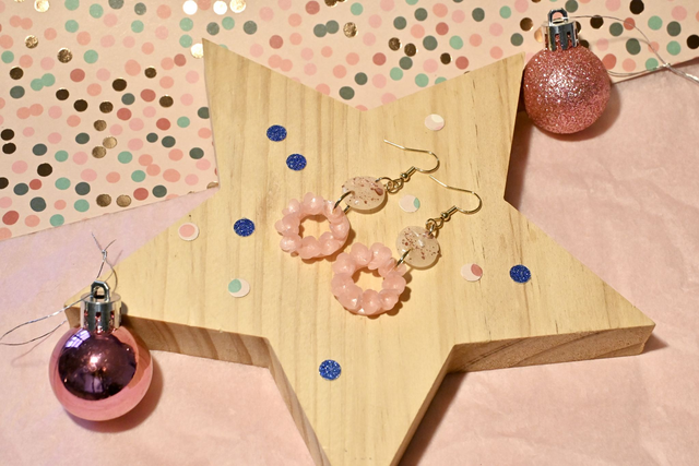 Elisabeth - Rose pailletée