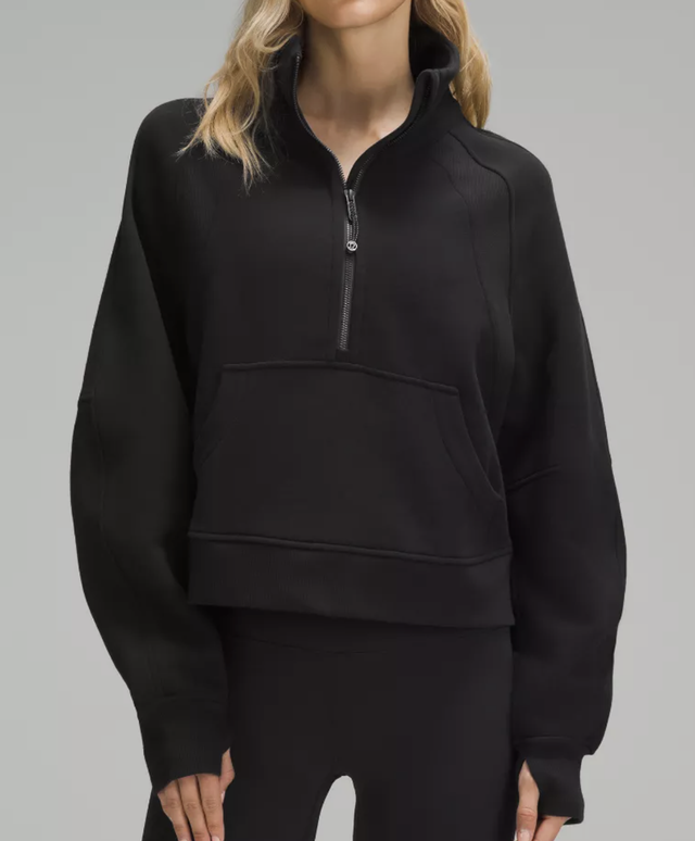 lululemon Scuba Oversized Funnel Neck Half Zip