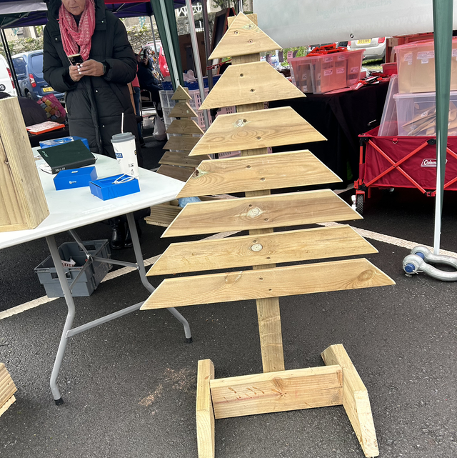 Wooden Christmas tree
