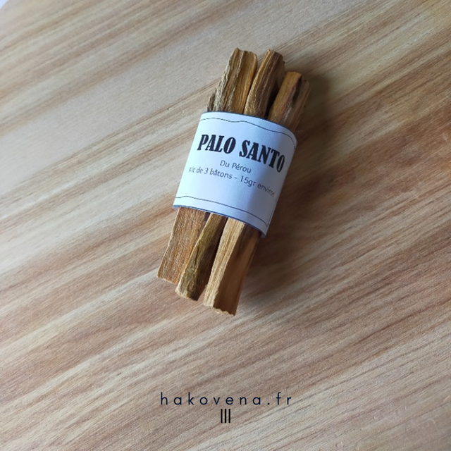 Palo Santo - Kit de 3 bâtons de bois sacré - OP0020
