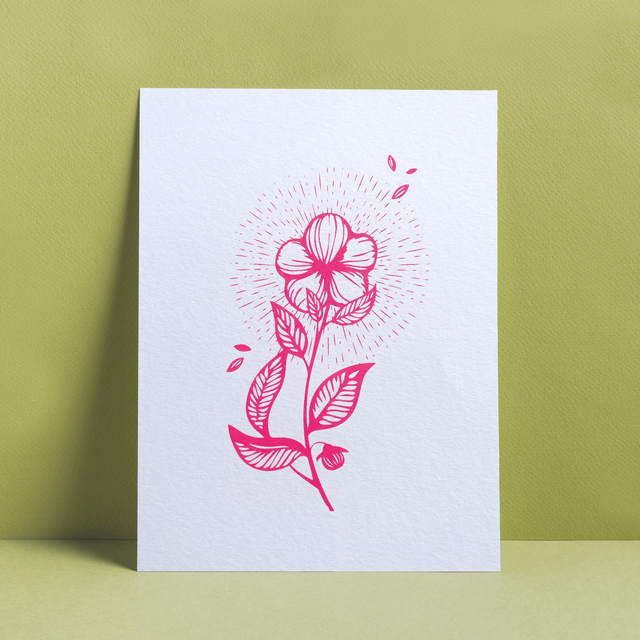 AFFICHE ADÈLE ROSE FLUO