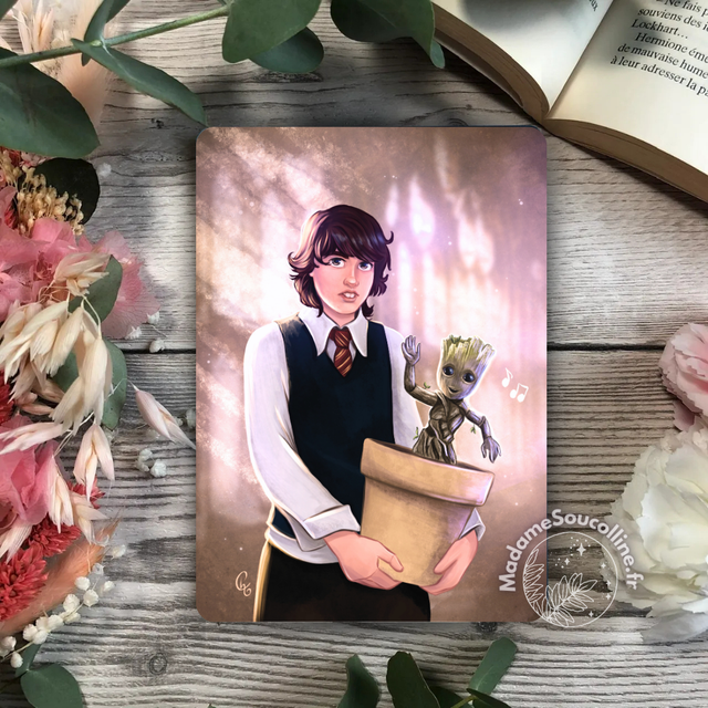 Neville et bébé Groot