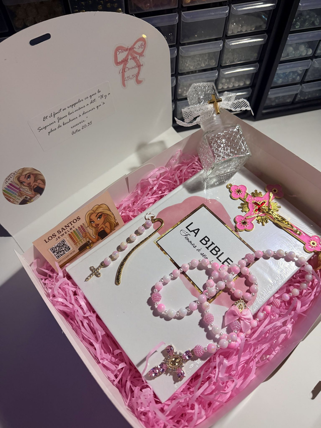 Coffret Biblique Fuschia