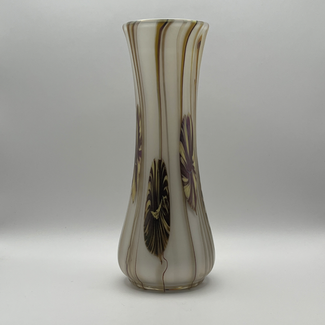 Okra Vase by Richard Golding, signed.
