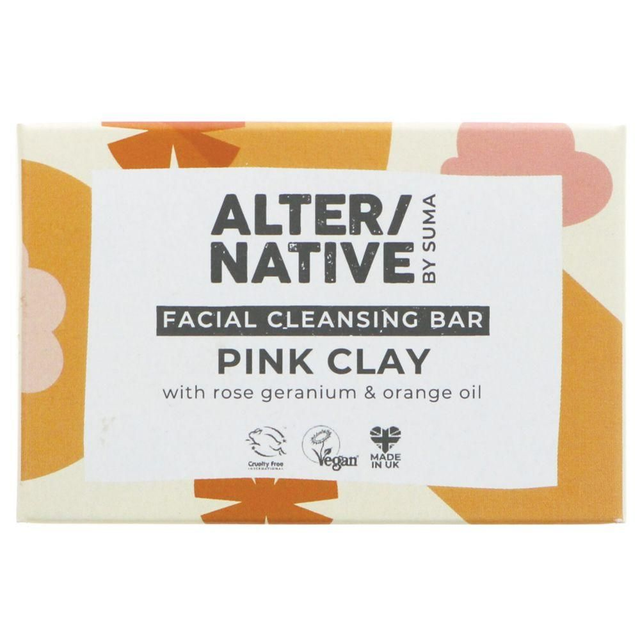 FACIAL CLEANSING BAR - PINK CLAY