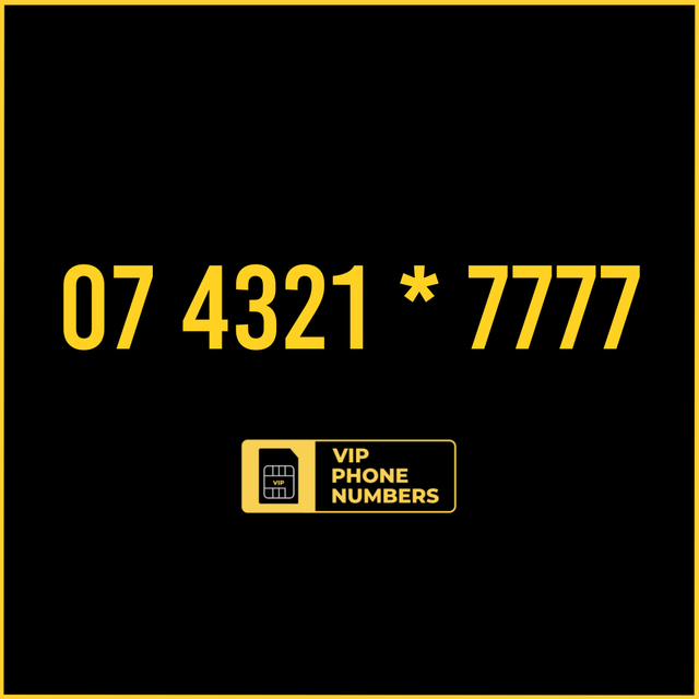 07 4321 * 7777 - VIP Gold Phone Number