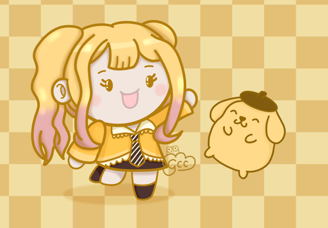 A6 Pudding Miku Art print 