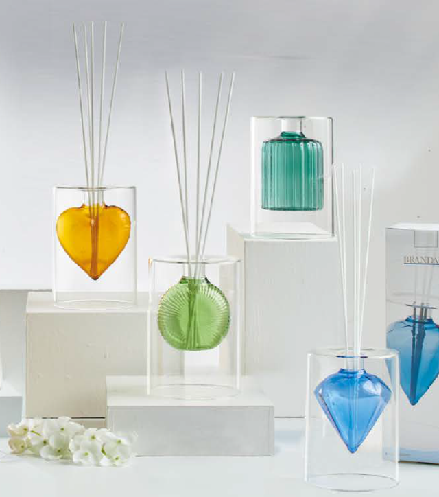 Brandani - Diffusore Di Fragranza Vetro Colorato