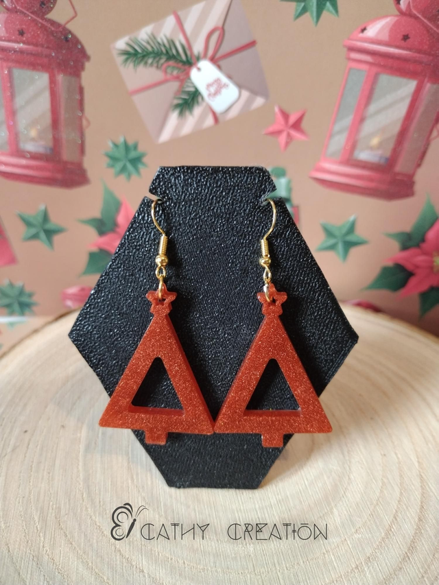 Boucles d'oreilles noël 
