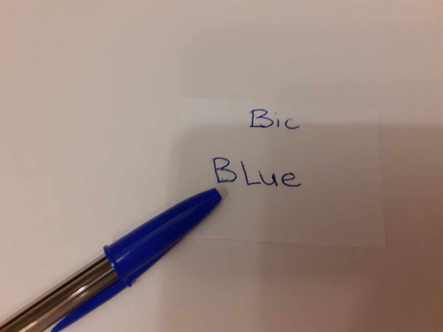 Zelebs in shed CHOOSE YOUR MARKER Bic Cristal Pen DARK BLUE